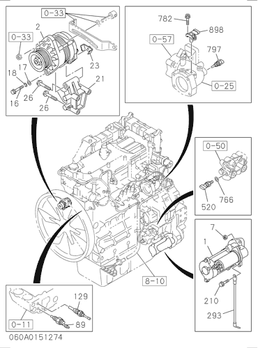 ZX250LC-5B 060: ENGINE ELECTRICAL CONTROL PARTS Hitachi HOP ZX250LC-5B 060: ENGINE ELECTRICAL CONTROL PARTS Hitachi HOP