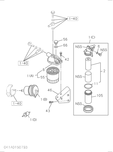 ZX27U FUEL FILTER AND BRACKET Hitachi HOP online ZX27U FUEL FILTER AND BRACKET Hitachi HOP online