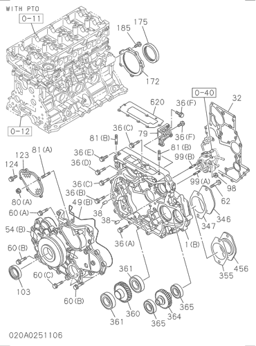 ZX110-3 020: TIMING GEAR CASE AND FLYWHEEL HOUSING Hitachi ZX110-3 020: TIMING GEAR CASE AND FLYWHEEL HOUSING Hitachi