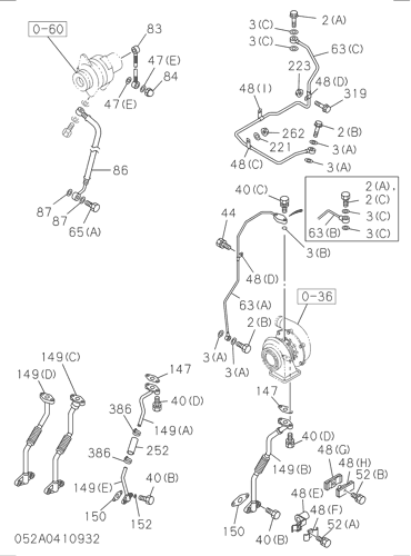 ZX200-5G 052: OIL AND VACUUM PIPING; ENGINE Hitachi HOP online