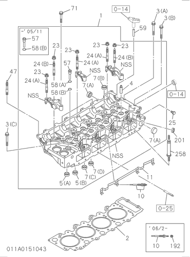 ZX200-3 011: CYLINDER HEAD Hitachi HOP online