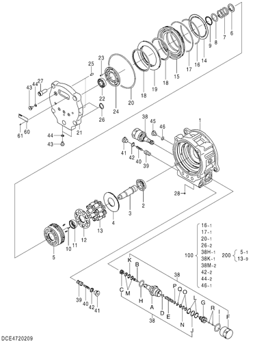 ZX40U-5A MOTOR;OIL (SWING) Hitachi HOP online