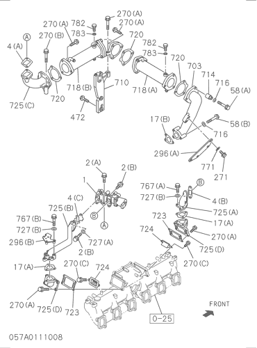 ZX850-3 057: EMISSION PIPING Hitachi HOP online ZX850-3 057: EMISSION PIPING Hitachi HOP online
