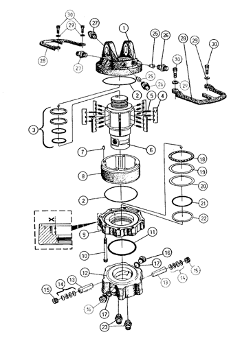 1210 - FORWARDER LOADER ROTATOR INDEXATOR GV10 98026 71 42 1210 - FORWARDER LOADER ROTATOR INDEXATOR GV10 98026 71 42