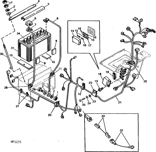 CH12612 - FUSE BOX fits John Deere