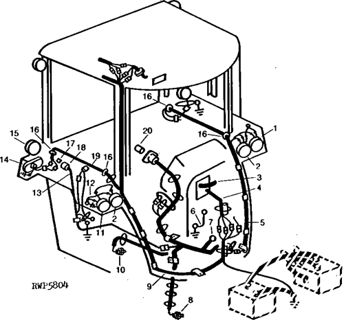 4050 Tractor Sound Gard Body Wiring Tsn 4050 006593 4250 011454 4450 022782 Epc John Deere Re25127 Ag Online Avs Parts