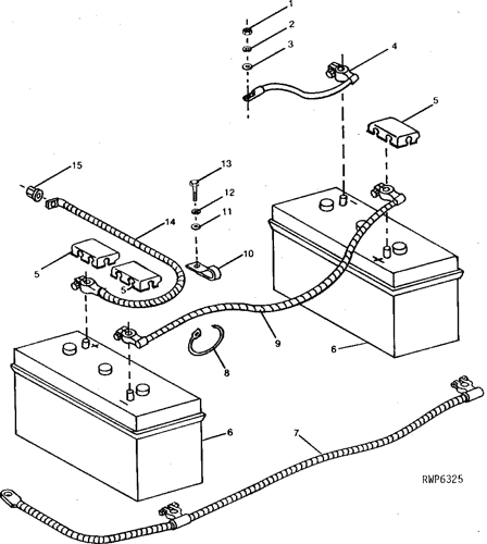 john deere 4440 battery cable diagram