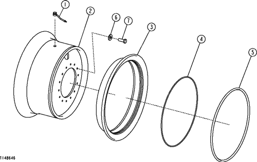 diagram of a split rim