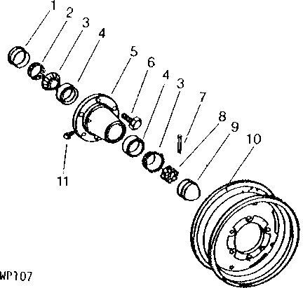 DISK BLADES AND SPOOLS [A23] - HARROW, DISK John Deere 525 - HARROW, DISK -  525 Disk Harrow DISK BLADES AND SPOOLS [A23]