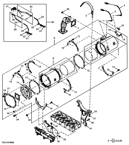 318E - LOADER, SKID-STEER Diesel Particulate Filter (DPF), 4TNV98C