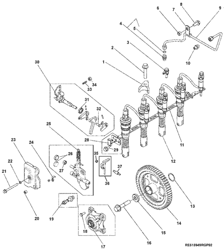 244J - LOADER, FOUR-WHEEL DRIVE 1601 FUEL INJECTION PUMP EPC 244J - LOADER, FOUR-WHEEL DRIVE 1601 FUEL INJECTION PUMP EPC