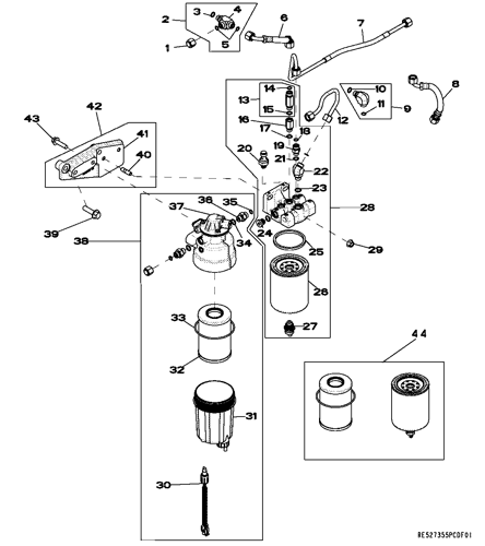 1470D - HARVESTER Fuel Filter and Lines EPC John Deere online 1470D - HARVESTER Fuel Filter and Lines EPC John Deere online