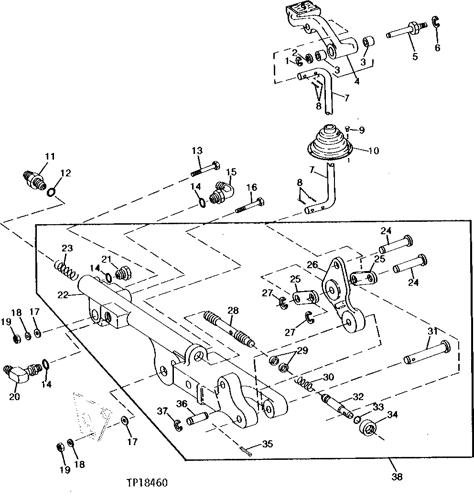 762B - SCRAPER, ELEVATING Differential Lock / Pedal / Release