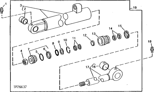 482c Forklift Power Steering Cylinder W O Mfwd 758632 Epc John Deere Online