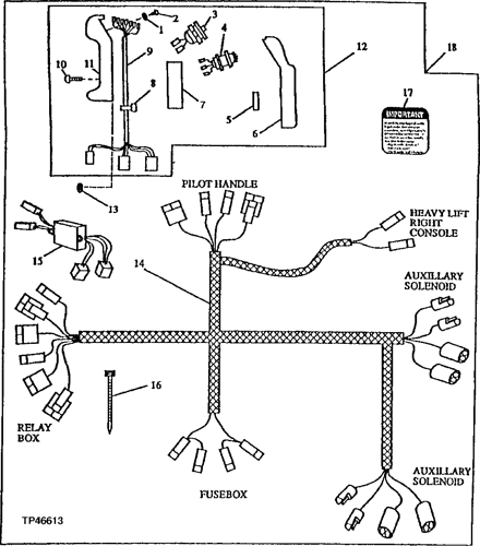 230LC - EXCAVATOR Dual Control Handle With Wiring For Auxiliary