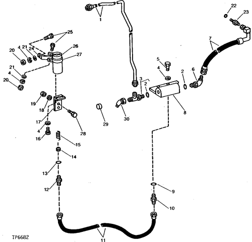 john deere 510 backhoe hydraulic pump