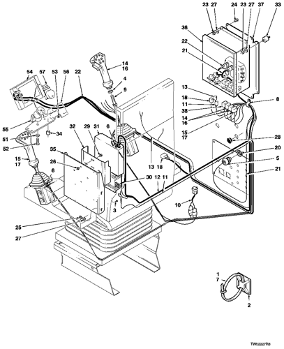 608L - FELLER BUNCHER ELECTRICAL SYSTEM - TIMBERMATIC 10 EPC John