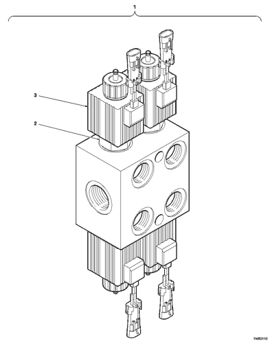 435C - LOADER, LOG STABILIZER VALVE EPC John Deere online