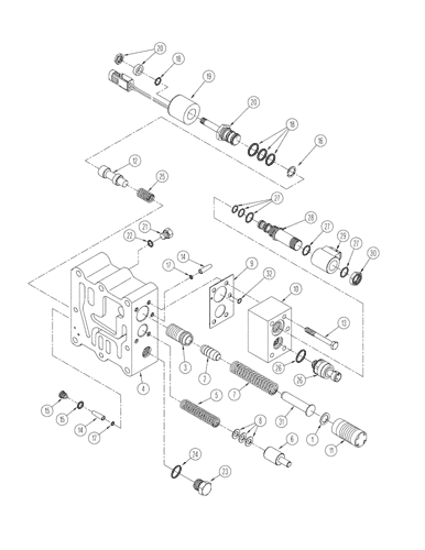 TJ450) - TRACTOR (1/02-12/05) (06 -20) - POWER SHIFT TRANSMISSION 