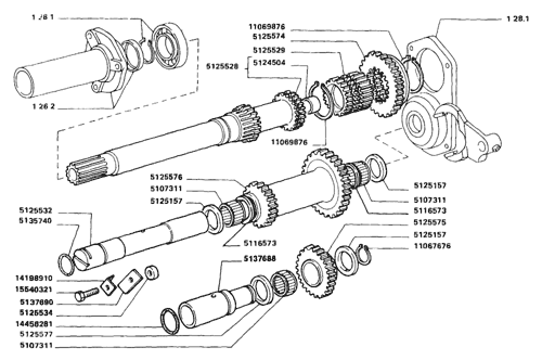 55-76 V) - FIAT TRACTOR (1/90-12/92) (110[01]) - MECHANICAL