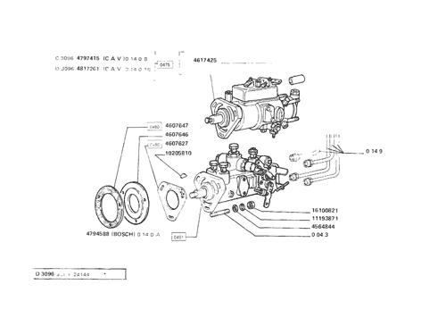 80-66 F) - FIAT TRACTOR (1/86-12/90) (0.14.0[1]) - INJECTION PUMP New  Holland Agriculture