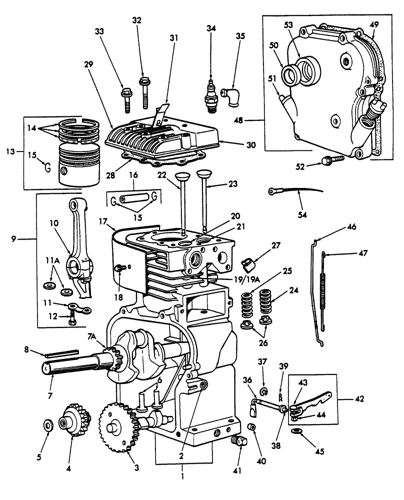 BS-112292-0810) - 4HP BRIGGS & STRATTON ENGINE (1/86-12/88) (022) - FUEL  STYSTEM, CARBURETOR, AIR CLEANER & RELATED PARTS New Holland Agriculture