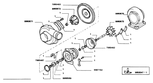 180-90) - FIAT TRACTOR (1/84-12/95) (0.24.0/ B) - TURBOCHARGING 4754423  (GARRET) New Holland Agriculture