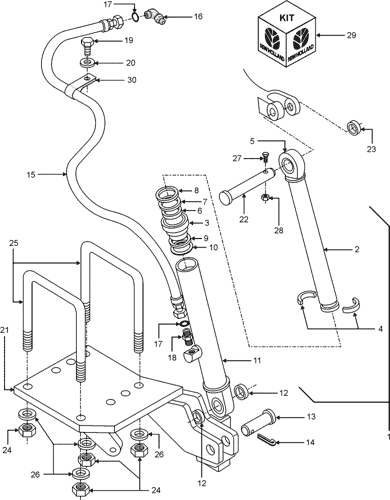 7610S) - 4 CYL AG TRACTOR (LA) (1/94-12/03) (05D02) - HYDRAULIC