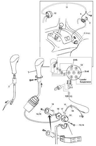 820TL) - FRONT END LOADER (11/06-12/12) (08-16A) - JOYSTICK CONTROL KIT -  717565006 New Holland Agriculture