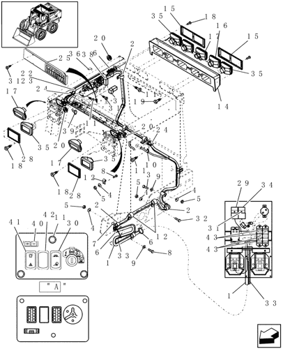 LS150) - SKID STEER LOADER (9/99-) (06.02.01) - CAB ELECTRIC