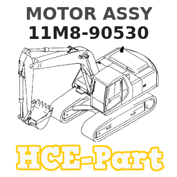 11M8-90530 Hyundai HCE MOTOR ASSY