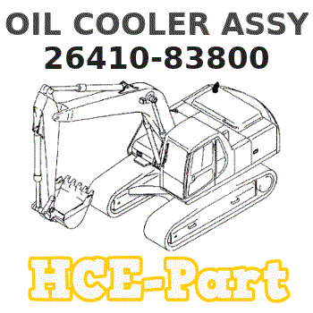 26410-83800 Hyundai HCE OIL COOLER ASSY