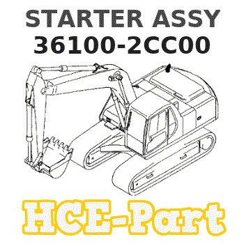 36100-2CC00 Hyundai HCE STARTER ASSY