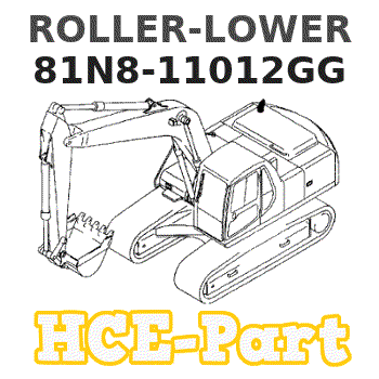 81N8-11012GG Hyundai HCE ROLLER-LOWER 81N8-11012GG Hyundai HCE ROLLER-LOWER