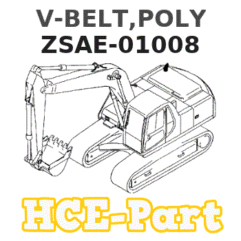 ZSAE-01008 Hyundai HCE V-BELT,POLY ZSAE-01008 Hyundai HCE V-BELT,POLY
