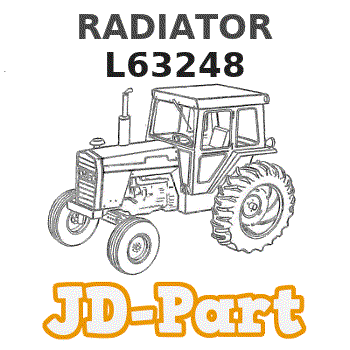 63248 Radiator L63248 John Deere RADIATOR :: AVS.Parts