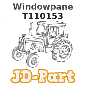 Su34370 T110153 John Deere Windowpane :: AVS.Parts
