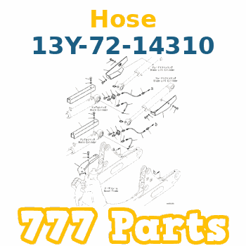 13Y-72-14310 Komatsu Hose 13Y-72-14310 Komatsu Hose