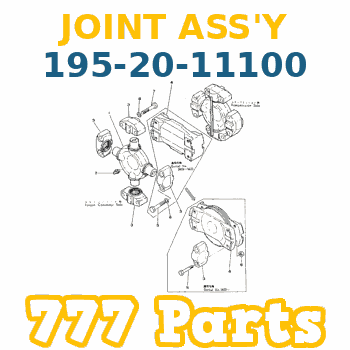 195-20-11100 Komatsu JOINT ASS'Y 195-20-11100 Komatsu JOINT ASS'Y