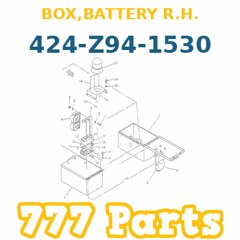 424-Z94-1530 Komatsu BOX,BATTERY R.H.