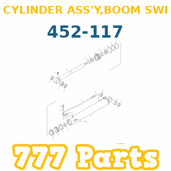 452-117 Komatsu CYLINDER ASS'Y,BOOM SWING