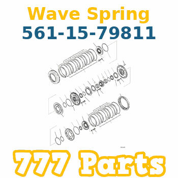 561-15-79811 Komatsu Wave Spring