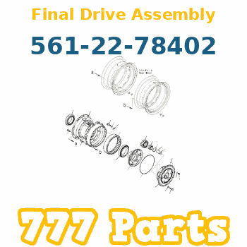 561-22-78402 Komatsu Final Drive Assembly
