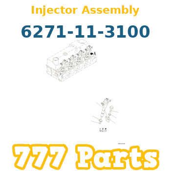 6271-11-3100 Komatsu Injector Assembly 6271-11-3100 Komatsu Injector Assembly