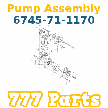 6745-71-1170 Komatsu Pump Assembly