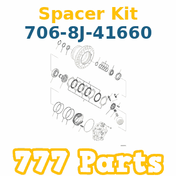 706-8J-41660 Komatsu Spacer Kit 706-8J-41660 Komatsu Spacer Kit