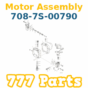 708-7S-00790 Komatsu Motor Assembly