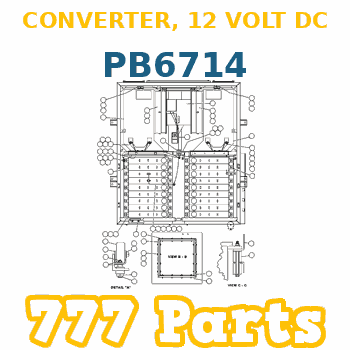 PB6714 Komatsu CONVERTER, 12 VOLT DC