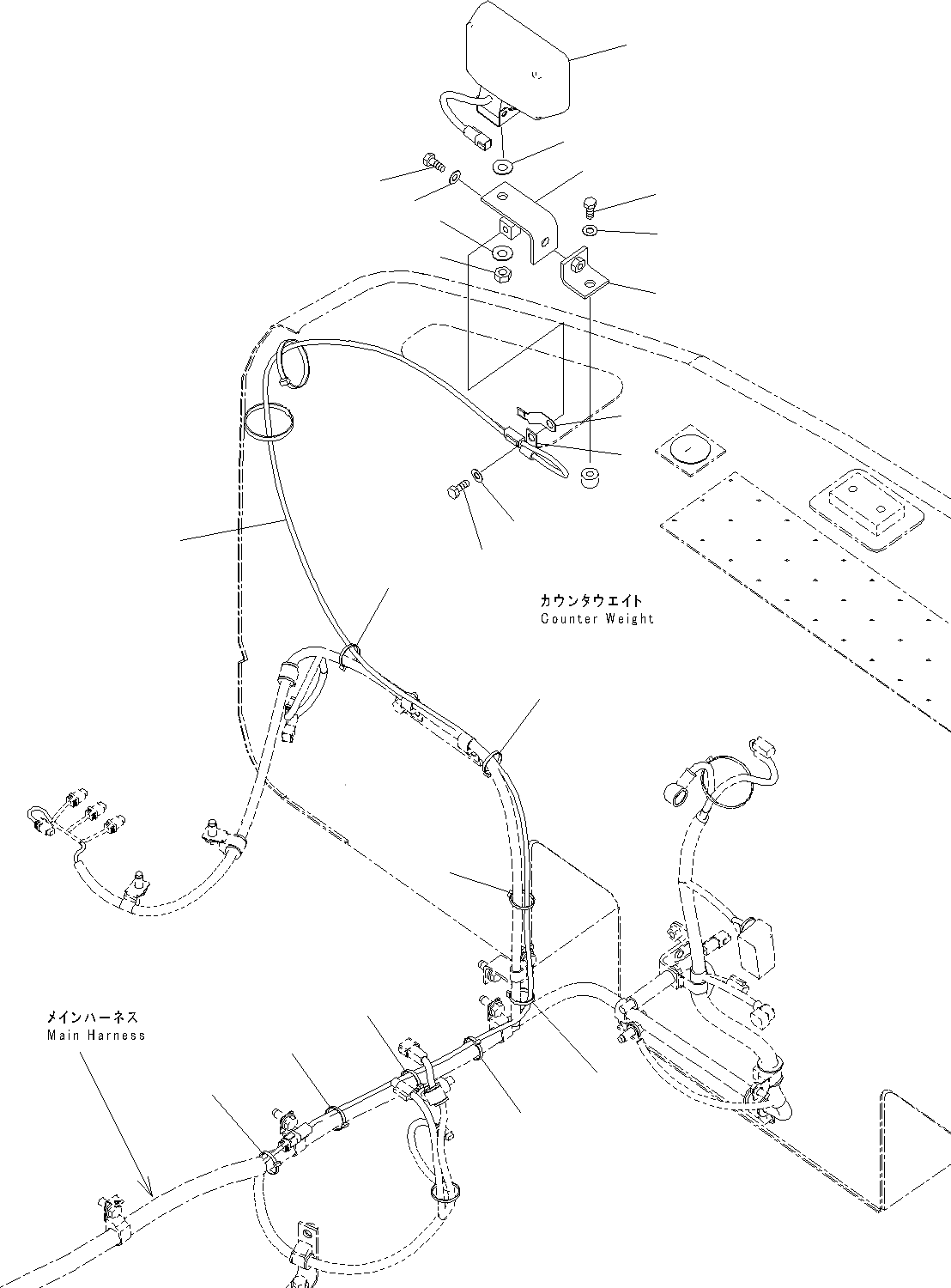 KOMATSU 08034-20536 Parts BAND