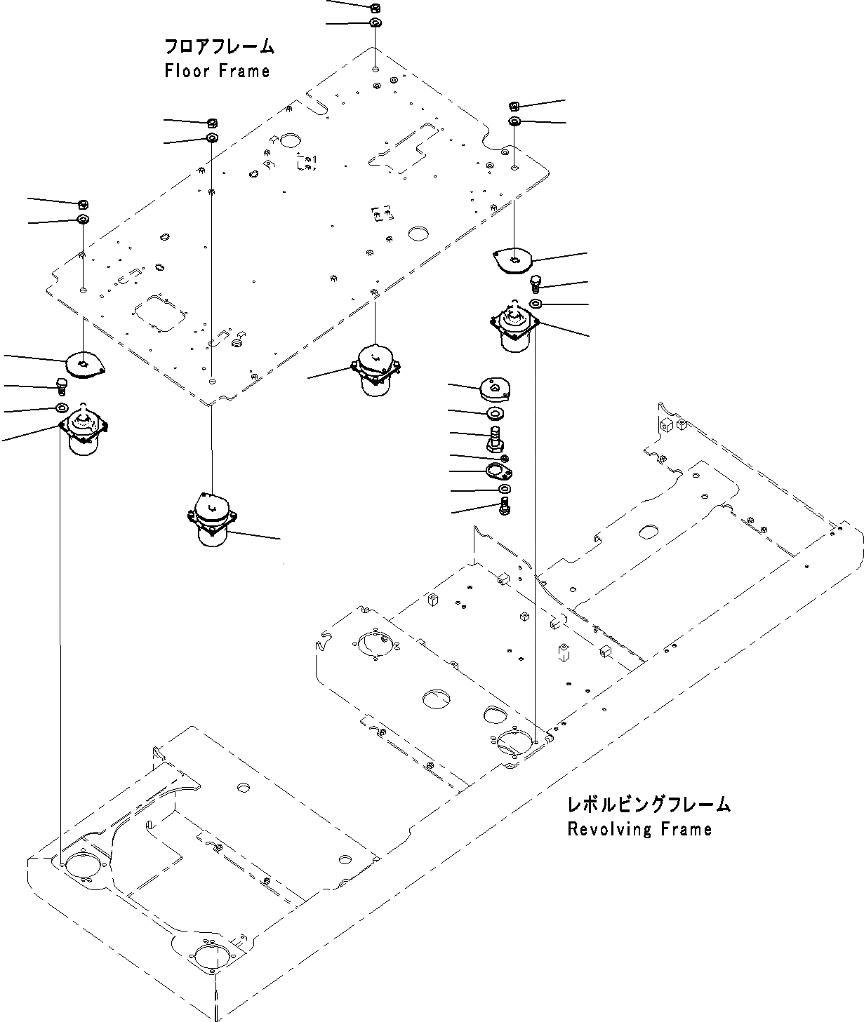 KOMATSU 01643-32060 Parts WASHER